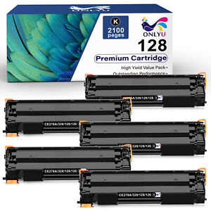 5PK High Yield Black Toner Cartridges For Canon 128 ImageClass D530 D550 MF4770n
