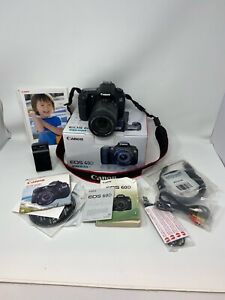 Cámara digital Canon EOS 60D 18,0 MP SLR - negra (Kit con EF-S IS 28-135 mm) FUNCIONA