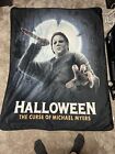 Halloween Movie Blanket The Curse of Michael Myers Poster Fleece Throw  50x60