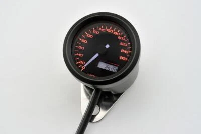DAYTONA VELONA, Digitaler Tachometer Speedometer, bis 260 km/h,  rund Ø48 mm, sc - Bild 1 von 2