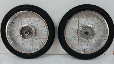 2x Rad Räder Alu Edelstahl Simson S51 S50 KR51 Schwalbe S53 S70 S83 Heidenau K36 - Bild 1 von 4