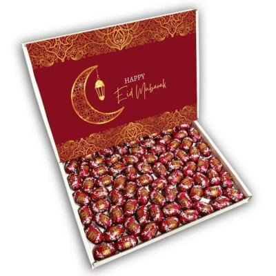 Lindt Lindor Doppel Schokolade Mini Eier Geschenkbox Eid Mubarak Geschenk - Bild 1 von 3
