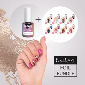 Nail Glue for Foils with 8 Colour Nail Set - Art Kit for Nail Manicure - Andreia - Picture 1 of 12