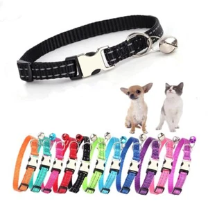 Reflective Cat Collar with BellBasic Dog Cat Collar Buckle for XXS Xs Small P... - Picture 1 of 6