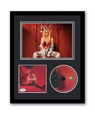 Avril Lavigne Autographed Signed 11x14 Custom Framed CD Photo Love Sax ACOA