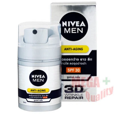 45 ml. Nivea Men Anti Aging Pore Minimizer Vitamin + Complex Q10 Serum SPF 30 - Image 1 of 2
