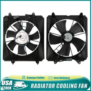 For Honda CR-V 2007-2009 Radiator Cooling Fan A/C Condenser Assembly Left+Right - Bild 1 von 15