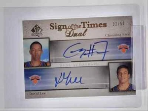 FRYE LEE 2005-06 UD SP AUTHENTIC ROOKIE SIGN OF TIMES DUAL RC AUTO #32/50 - Picture 1 of 2