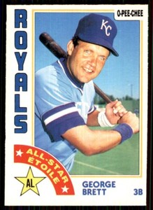 1984 O-Pee-Chee George Brett Kansas City Royals #223