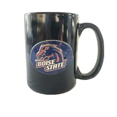 VTG Boise State Broncos Ceramic Mug Black Officially Licensed Collegiate Product Cover