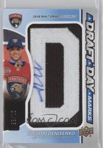 GRIGORI DENISENKO 2021-22 SP Game Used Draft Day Marks Patch Auto RC 1/35 DDM-GD - Picture 1 of 2