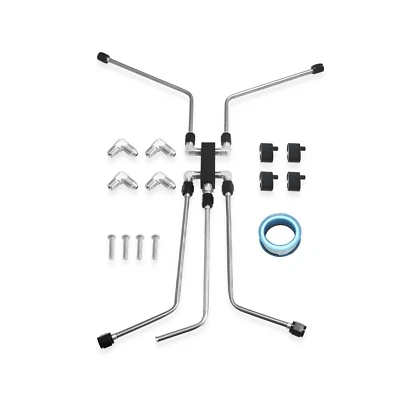 LS Stainless Coolant Crossover Steam Vent W/Gasket FIT LS1 LS2 LS3/LS6 LS7/LS9 - Image 1 of 4