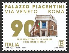 FRANCOBOLLO ITALIA 2022 MNH "90° anniversario PALAZZO PIACENTINI "