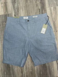 Pantalones cortos chinos Goodfellow azules talla 34 nuevos con etiquetas - Imagen 1 de 6