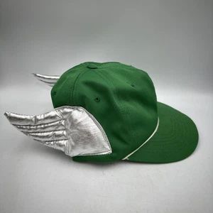 Vintage Freemountain Toys 1978 The Vegimals Snapback Winged Hat Green & Silver - Bild 1 von 6