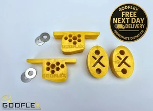 Mini Cooper Exhaust Hanger Bush Kit 00-06 R50 R52 R53 Uprated Rigid Poly Rubber - Picture 1 of 6