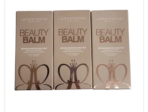 3 Pack Anastasia Beauty Balm Serum Boosted Skin Tint 0.63oz Shades 10, 11 & 12 - Picture 1 of 2