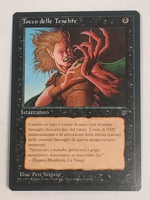 MTG Touch of Darkness (Italian Legends/Black/U) - BGM - Image 1 of 4