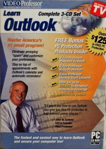 Video Professor Learn Outlook PC Software. New Open Box - Picture 1 of 5
