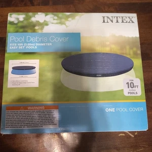 Intex 28021E 10ft Easy Set Pool Cover - Picture 1 of 2