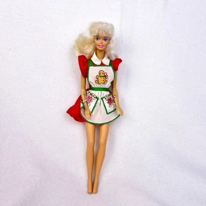 Barbie Holiday Treats Special Edition Puppe Lebkuchenschürze rotes Kleid Vintage 1997 - Bild 1 von 20