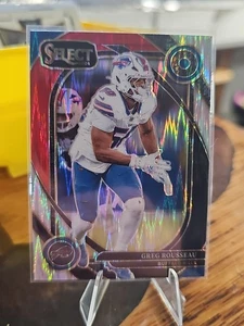 2024 Select Greg Rousseau Club Level Red Black Shock Prizm Bills - Picture 1 of 2