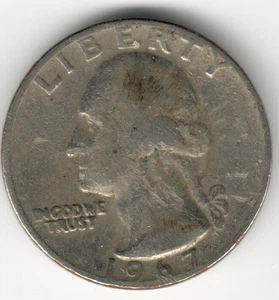 USA - 1967 - Heraldic Eagle Washington ¼ $ - Picture 1 of 1