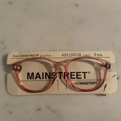 Marco de gafas vintage MAINSTREET 416 rosa 48/20 nuevo/antiguo stock Foto 1 de 4