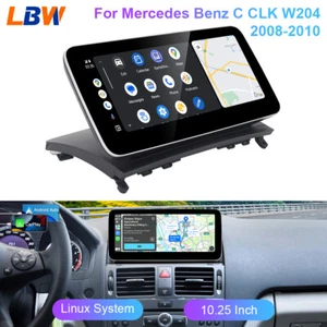 Para Mercedes Benz C CLK W204 2008-2010 Pantalla Linux Carplay Radio Wifi BT - Imagen 1 de 12
