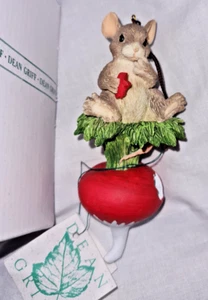 Vintage Charming Tails This Is Hot Weihnachtsschmuck Dean Griff Maus Rettich - Bild 1 von 7