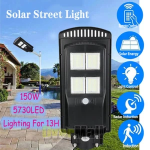 90000000LM LED Solar Light Super Bright Garden Outdoor Street Lamp Motion Sensor - Picture 1 of 12