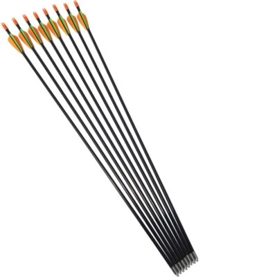28"Fiberglass Arrows Archery Youth Children Practice Arrows Target Kid Shooting - Image 1 of 4