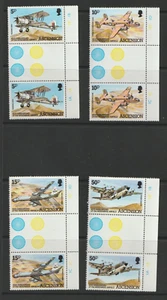 1982 Ascension Islands 40th Anniversary of Wideawake Airfield Stamp Set Gutter P - Picture 1 of 1