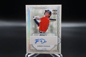 READ!!! JARREN DURAN 2020 Leaf Ultimate Draft Silver AUTO #'d 1/15 RED SOX - Picture 1 of 11