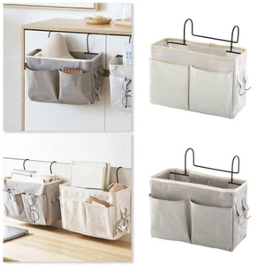 Bed Organizer Couch Hanging Bag Bedside Pockets Gadget Storage Holder Book - Picture 1 of 17