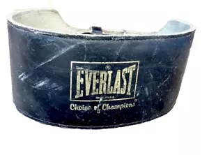 Vintage Everlast Choice Of Champions Black Leather Weight Belt Used Size L/XL - Picture 1 of 9