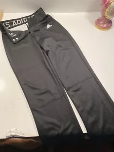 Adidas Aeroready Baseball Softball Pants Boys Size Small Black - Picture 1 of 7