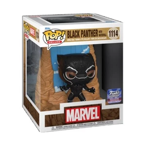 FUNKO POP DELUXE - BLACK PANTHER with WATERFALL #1114 - Picture 1 of 2