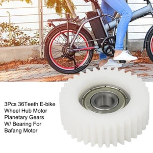 3pcs/set White Electric Bicycle Bike Parts For Bafang Motor 36 Teeth Planetary - Picture 1 of 12