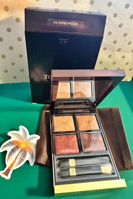 Tom Ford Eye Color Quad Creme Eyeshadow ~ 04 HONEYMOON ~ .31 Oz / 9g - Image 1 of 3