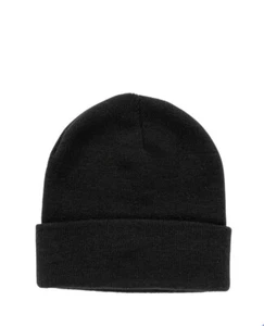 XD I Love Snow Men's Beanie Black Hat NWT - Picture 1 of 5