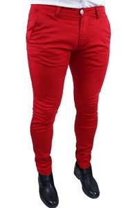 Pantaloni da uomo rossi slim | Acquisti Online su eBay