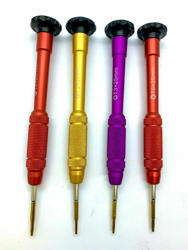 Set Tournevis Magnétique en Acier 1.2, Torx T3, T4, T5 pour Macbook Pro, Air - Photo 1/1