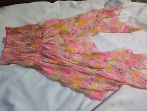 Vtg Steve Madden Sz M Oversized 90s 2000s Tube Top /Skirt Flowy Shark Bite Hem - Picture 1 of 9
