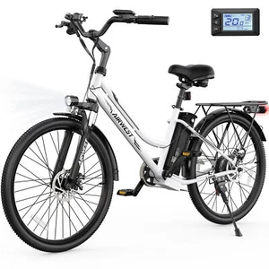750W Motor 48V 7 Speed 26 In Commuting E Bikes for Adults Free Shipping - Picture 1 of 7
