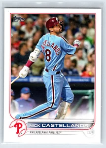 2022 Topps Update Advanced Stats #US266 Nick Castellanos 243/300 - Picture 1 of 2