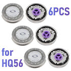 Replacement Heads for Philips Norelco Shavers Blades HQ3 HQ4 HQ55 HQ56 [6 Pack]