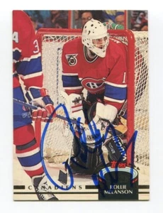 1997 Topps Stadium Club Rollie Melanson carta firmata hockey autografo AUTO#184 - Foto 1 di 2
