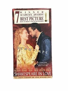 Shakespeare in Love - VHS - Screener /Promo Rare HTF 1998 - Picture 1 of 3