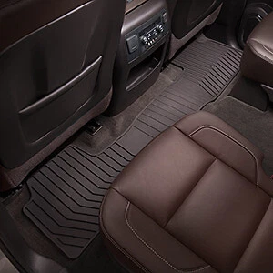 GM OEM 2017-2020 GMC Yukon Chevy Suburban Second Row All Weather Mat Cocoa - Image 1 of 3